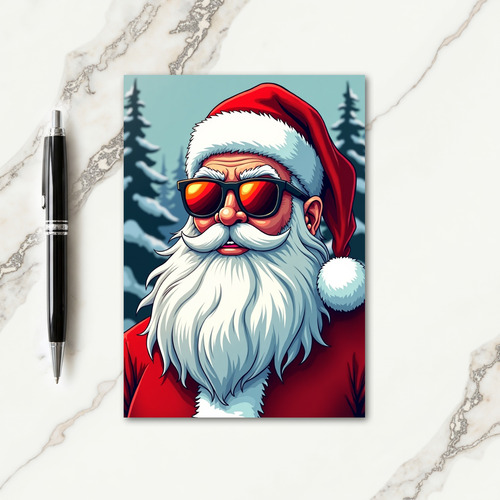 Jolly Cartoon Christmas Card