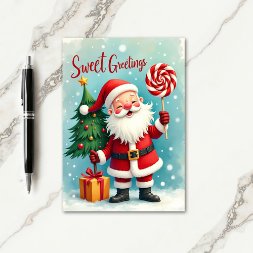 Jolly Character Christmas Card
