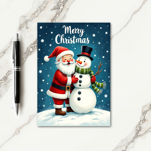 Jolly Character Winter Card