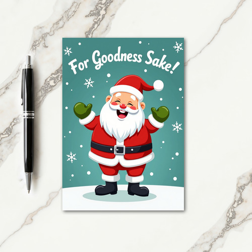 Jolly Christmas Character Card