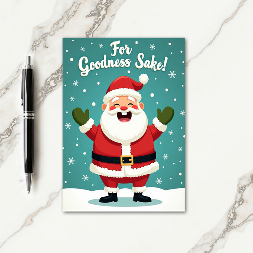 Jolly Christmas Figure Card