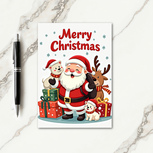 Jolly Figure Friends Card