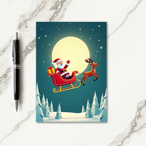 Jolly Figure Night Card