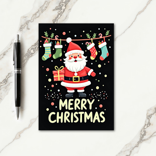 Jolly Giver Christmas Card