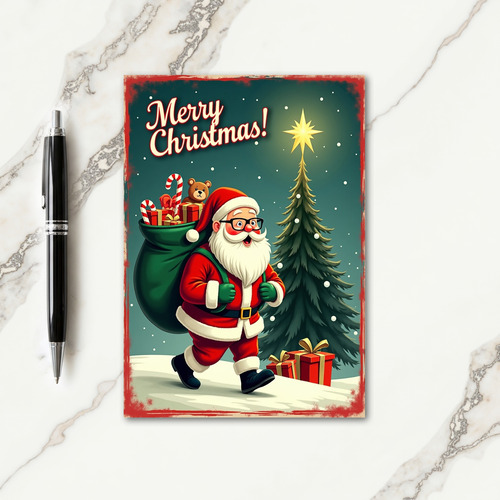 Jolly Giver Snowy Path Card thumbnail