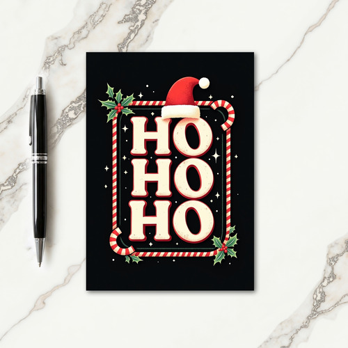 Jolly Ho Ho Ho Card