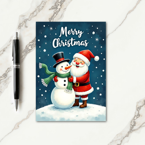 Jolly Hug Christmas Card