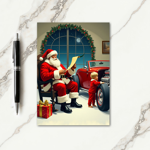 Jolly List Christmas Card thumbnail