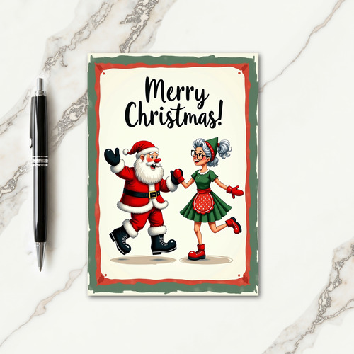 Jolly Pair Christmas Card