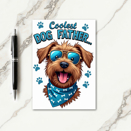 Jolly Pup Fathers Day Image Card