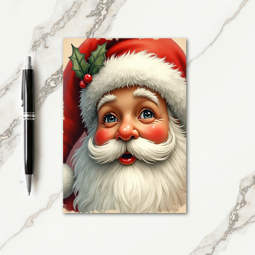 Jolly Winter Figure Portrait Card