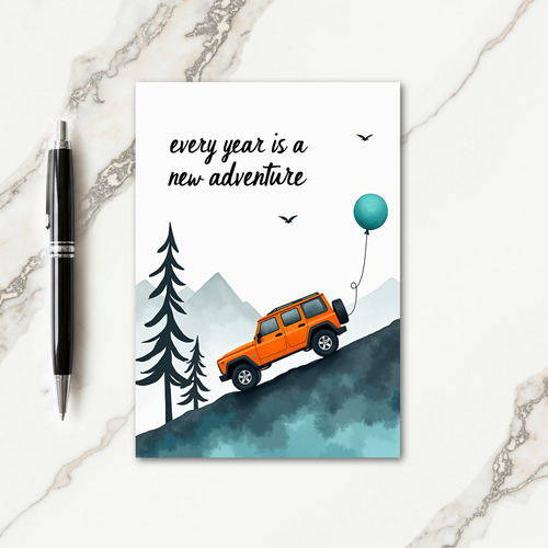 Journey Birthday Card
