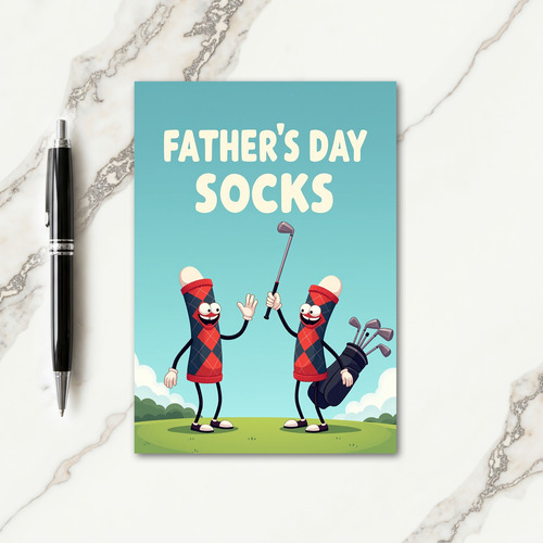 Jovial Fathers Day Card