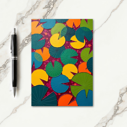Joyful Abstract Floral Card