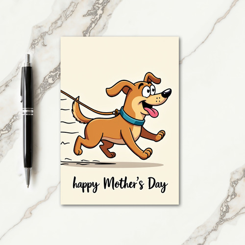 Joyful Animal Mothers Day Card