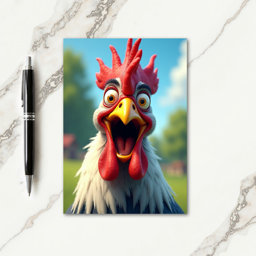 Joyful Animated Bird Card
