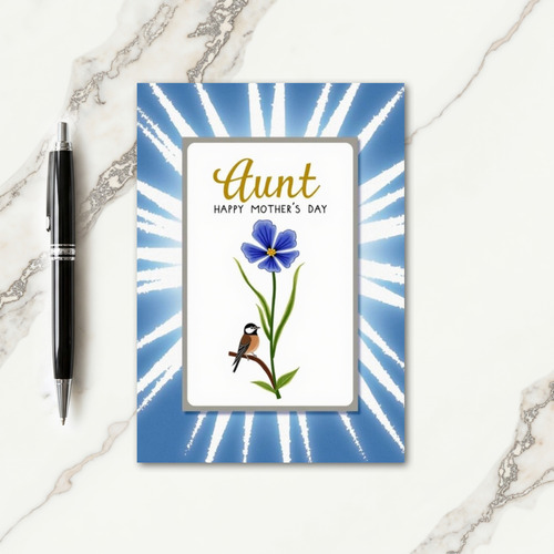 Joyful Aunt Mothers Day Card