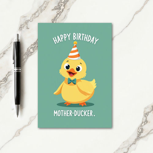 Joyful Avian Birthday Card