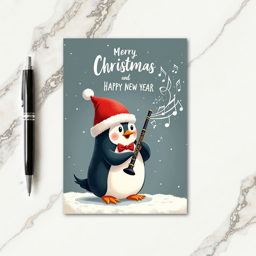 Joyful Avian Christmas Card