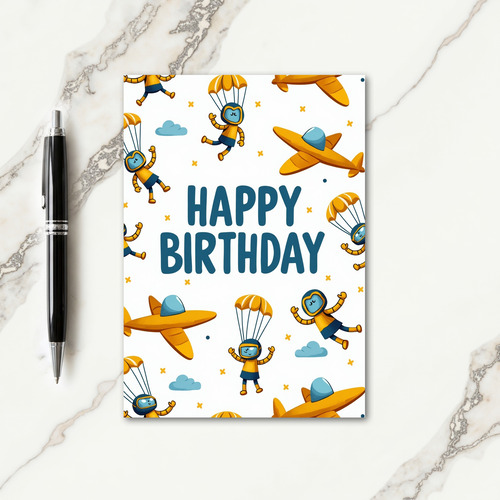 Joyful Aviator Birthday Card