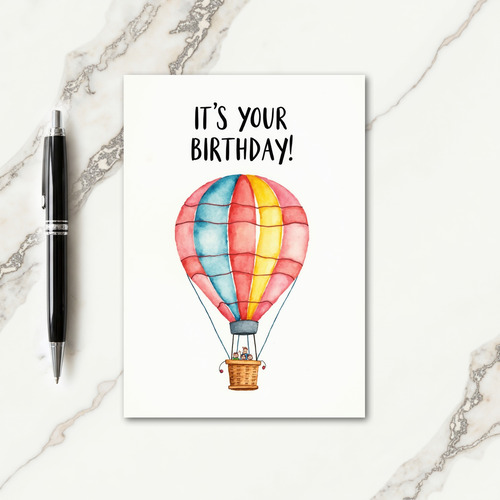 Joyful Balloon Art Birthday Card