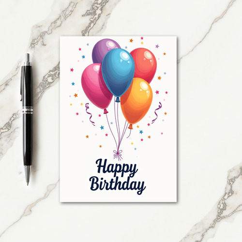 Joyful Balloons Card