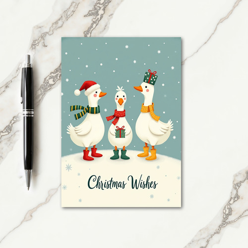 Joyful Bird Trio Card
