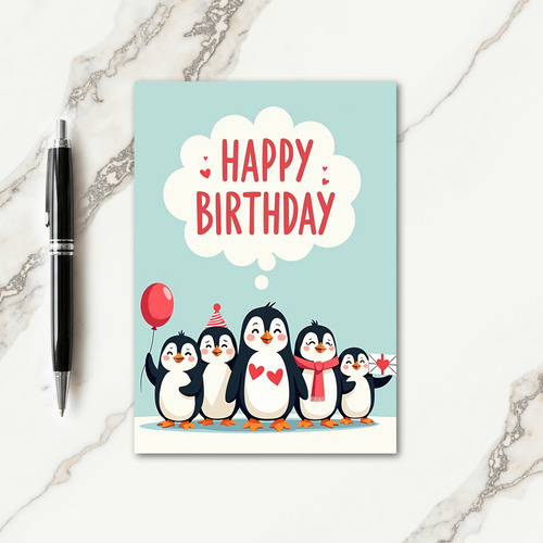 Joyful Birds Art Card
