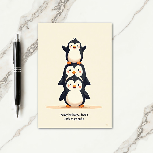 Joyful Birds Birthday Card