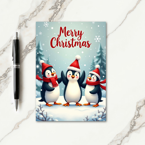 Joyful Birds Winter Card