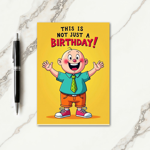 Joyful Birthday Art Card