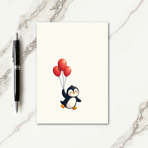 Joyful Birthday Bird Balloons Card