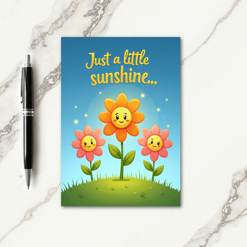 Joyful Birthday Blossom Trio Card
