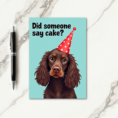 Joyful Birthday Canine Portrait Card