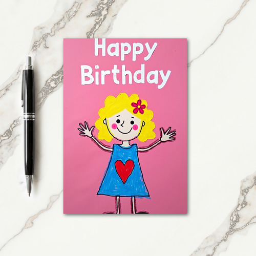 Joyful Birthday Child Card