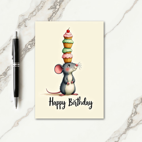 Joyful Birthday Creature Card
