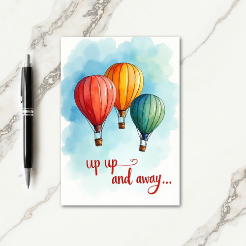 Joyful Birthday Flight Card