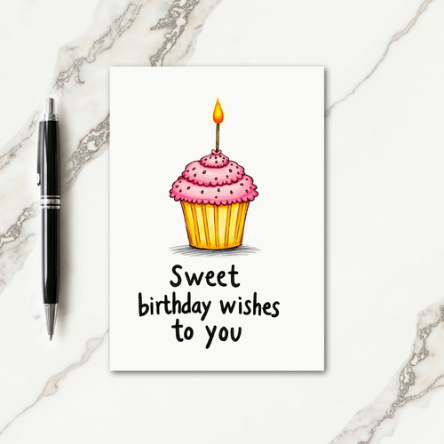 Joyful Birthday Frosted Card