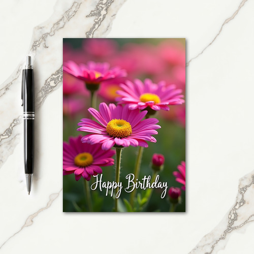 Joyful Birthday Garden Flower Card