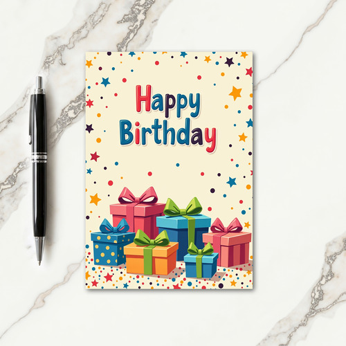 Joyful Birthday Gift Card