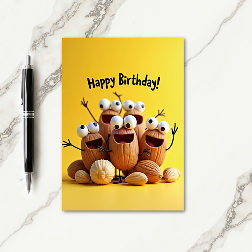 Joyful Birthday Googly Eyes Card