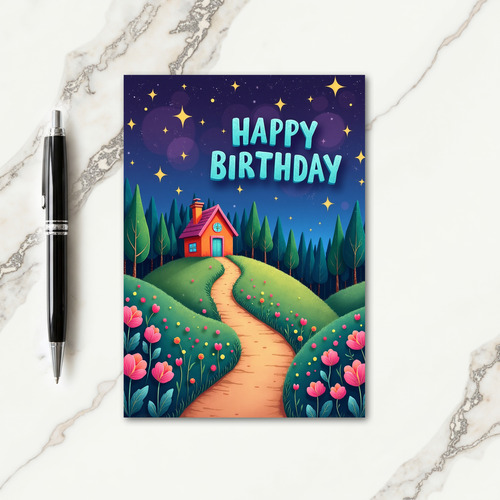 Joyful Birthday Home Card