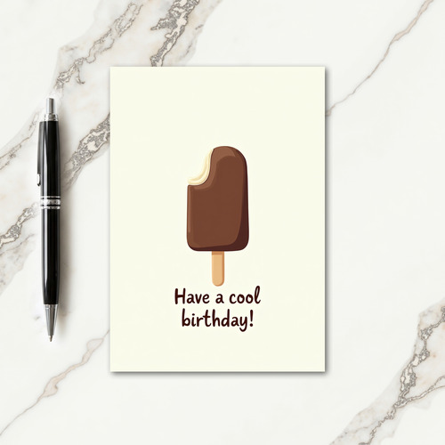 Joyful Birthday Iced Treat Card