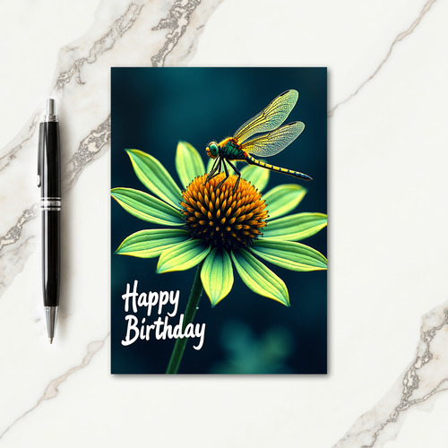 Joyful Birthday Insect Bloom Card