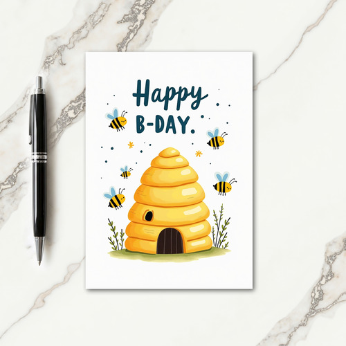 Joyful Birthday Insect Card