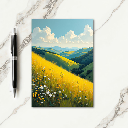 Joyful Birthday Meadow Card