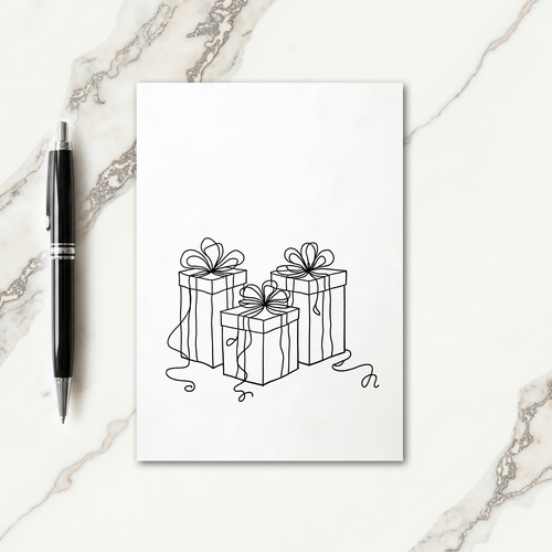Joyful Birthday Minimalist Card