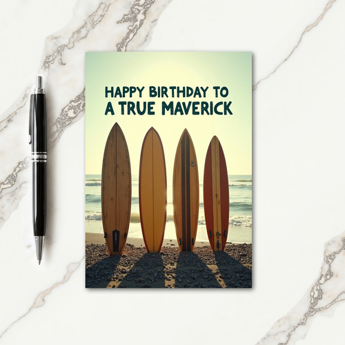 Joyful Birthday Ocean Boards Card