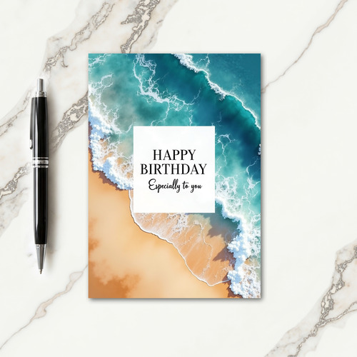 Joyful Birthday Ocean Card