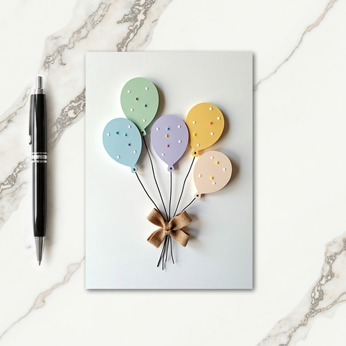 Joyful Birthday Orbs Card